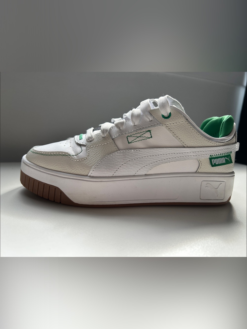 Puma Carina Street VTG White/Green Sneakers